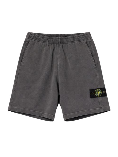 Bermuda shorts in fleece cotton STONE ISLAND | L1S156200014S0060V0165